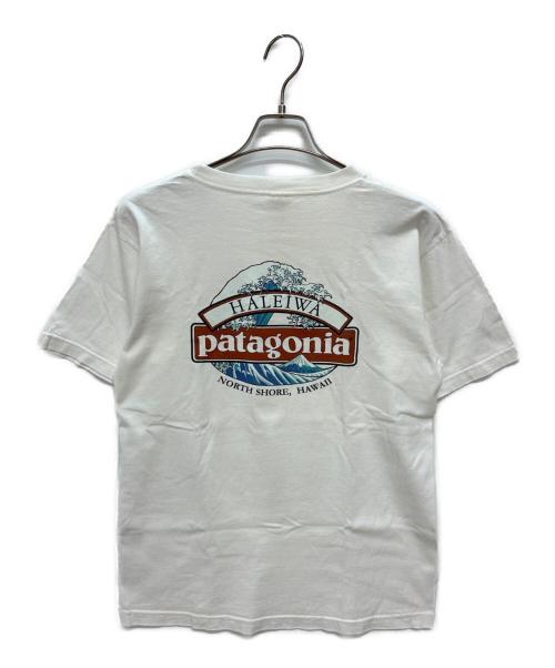 Patagonia（パタゴニア）Patagonia (パタゴニア) Beneficial USA製 半袖カットソー ホワイト サイズ:Sの古着・服飾アイテム