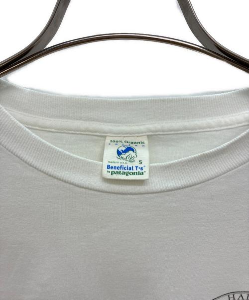 Patagonia（パタゴニア）Patagonia (パタゴニア) Beneficial USA製 半袖カットソー ホワイト サイズ:Sの古着・服飾アイテム