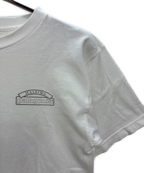 Patagonia（パタゴニア）Patagonia (パタゴニア) Beneficial USA製 半袖カットソー ホワイト サイズ:Sの古着・服飾アイテム