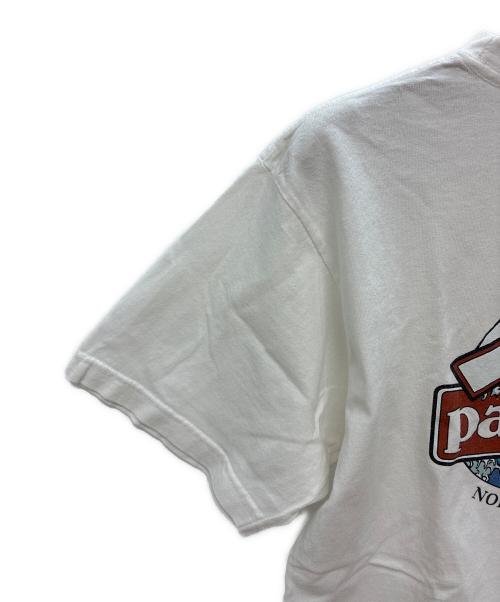 Patagonia（パタゴニア）Patagonia (パタゴニア) Beneficial USA製 半袖カットソー ホワイト サイズ:Sの古着・服飾アイテム