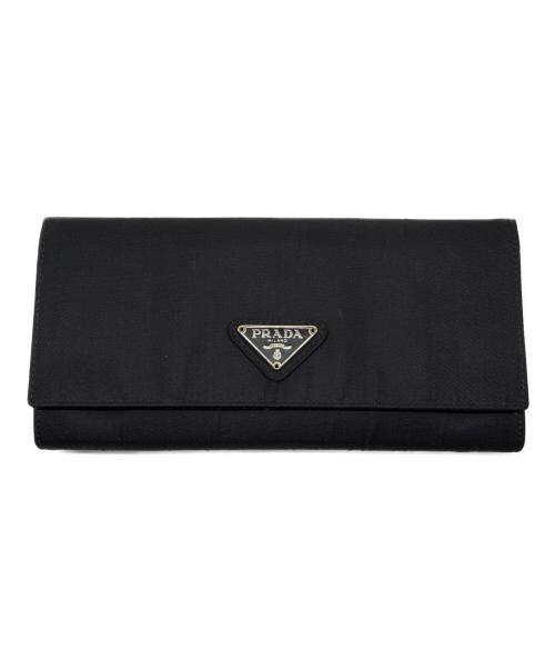 PRADA（プラダ）PRADA (プラダ) 長財布 ブラックの古着・服飾アイテム