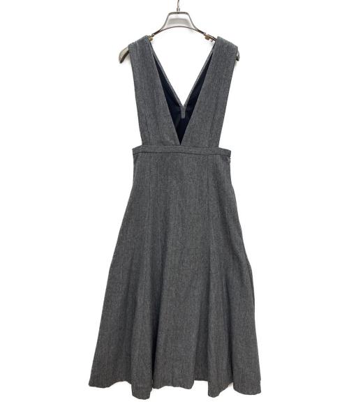 CELFORD（セルフォード）CELFORD (セルフォード) バリエーションジャンパースカート グレー サイズ:SIZE 36の古着・服飾アイテム