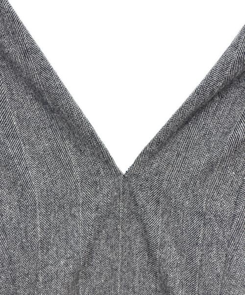CELFORD（セルフォード）CELFORD (セルフォード) バリエーションジャンパースカート グレー サイズ:SIZE 36の古着・服飾アイテム