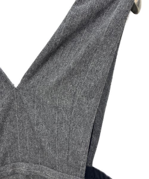 CELFORD（セルフォード）CELFORD (セルフォード) バリエーションジャンパースカート グレー サイズ:SIZE 36の古着・服飾アイテム
