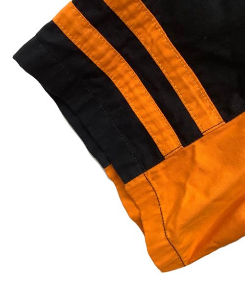 HARLEY-DAVIDSON（ハーレーダビッドソン）HARLEY-DAVIDSON (ハーレーダビッドソン) 半袖シャツ　120周年記念ワークシャツ ブラック×オレンジ サイズ:XLの古着・服飾アイテム