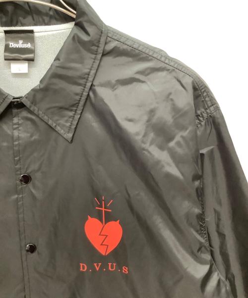 Deviluse（デビルユース）Deviluse (デビルユース) コーチジャケット ブラック サイズ:Lの古着・服飾アイテム