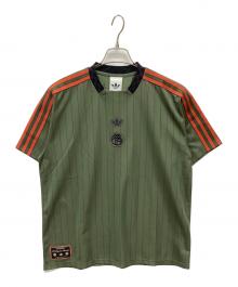 adidas Originals（アディダスオリジナル）の古着「FCバイエルン テラス アイコン ジャージ」｜グリーン×オレンジ