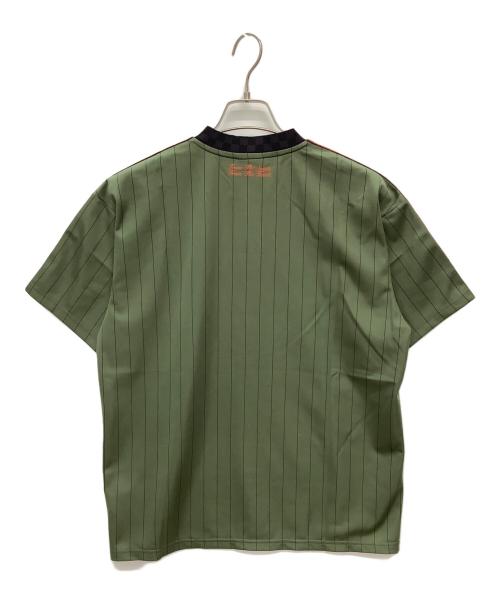 adidas Originals（アディダスオリジナル）adidas originals (アディダスオリジナル) FCバイエルン テラス アイコン ジャージ グリーン×オレンジ サイズ:Lの古着・服飾アイテム
