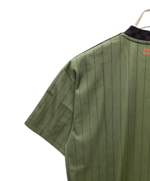 adidas Originals（アディダスオリジナル）adidas originals (アディダスオリジナル) FCバイエルン テラス アイコン ジャージ グリーン×オレンジ サイズ:Lの古着・服飾アイテム