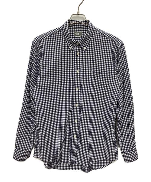 THE NORTH FACE（ザ ノース フェイス）THE NORTH FACE (ザ ノース フェイス) 長袖シャツ ブルー×ホワイト サイズ:Ｍの古着・服飾アイテム