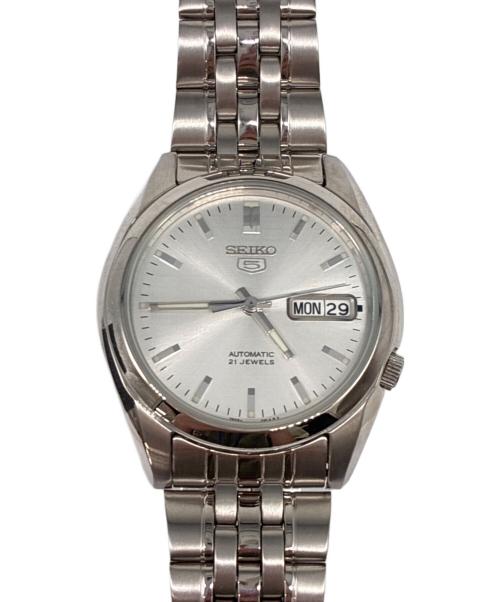 SEIKO（セイコー）SEIKO (セイコー) 腕時計　セイコー5 シルバーの古着・服飾アイテム