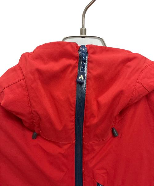 mont-bell（モンベル）mont-bell (モンベル) パウダーポップパーカー ネイビー×レッド サイズ:Sの古着・服飾アイテム
