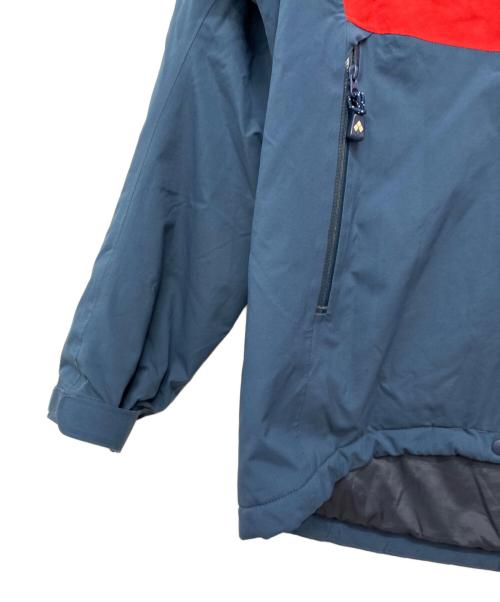 mont-bell（モンベル）mont-bell (モンベル) パウダーポップパーカー ネイビー×レッド サイズ:Sの古着・服飾アイテム