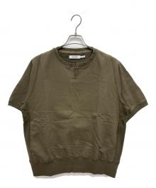 nonnative（ノンネイティブ）の古着「半袖スウェット　DWELLER S/S T-NECK PULLOVER COTTON SWEAT」｜オリーブ