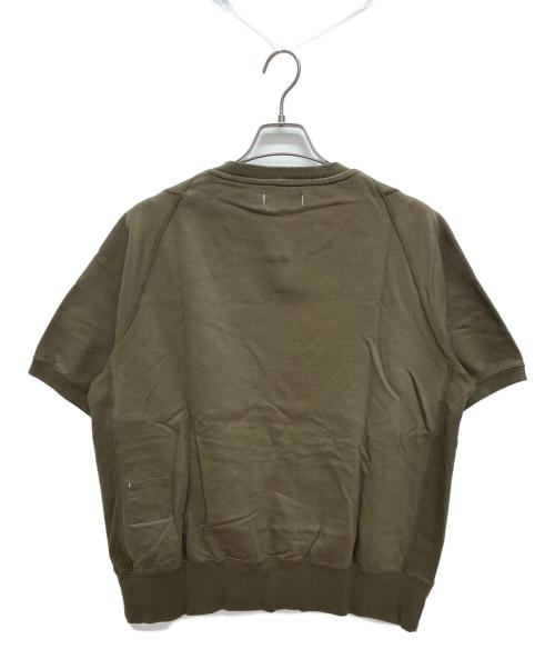 nonnative（ノンネイティブ）nonnative (ノンネイティブ) 半袖スウェット　DWELLER S/S T-NECK PULLOVER COTTON SWEAT オリーブ サイズ:1の古着・服飾アイテム