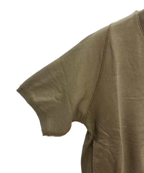 nonnative（ノンネイティブ）nonnative (ノンネイティブ) 半袖スウェット　DWELLER S/S T-NECK PULLOVER COTTON SWEAT オリーブ サイズ:1の古着・服飾アイテム