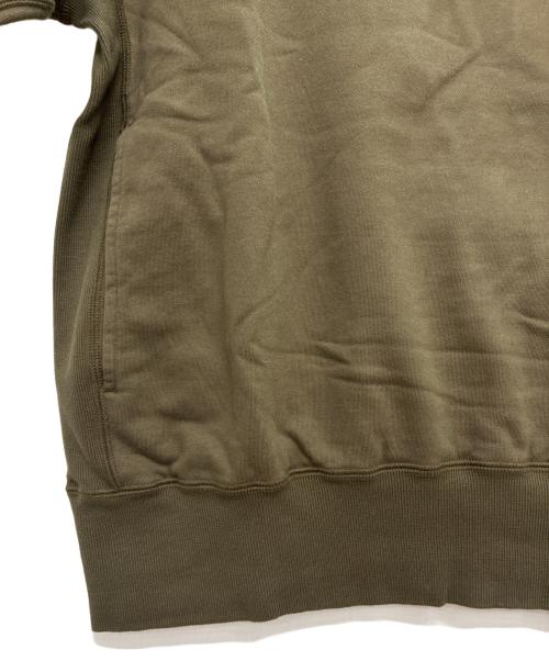 nonnative（ノンネイティブ）nonnative (ノンネイティブ) 半袖スウェット　DWELLER S/S T-NECK PULLOVER COTTON SWEAT オリーブ サイズ:1の古着・服飾アイテム