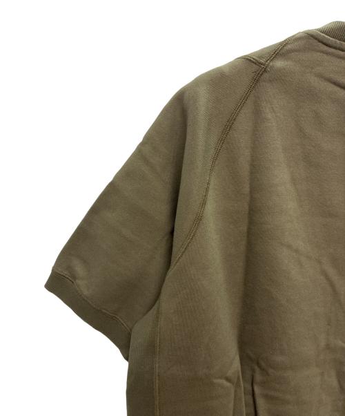nonnative（ノンネイティブ）nonnative (ノンネイティブ) 半袖スウェット　DWELLER S/S T-NECK PULLOVER COTTON SWEAT オリーブ サイズ:1の古着・服飾アイテム
