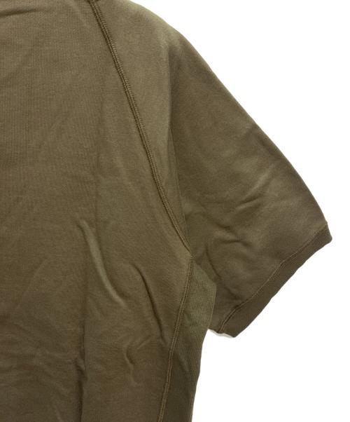 nonnative（ノンネイティブ）nonnative (ノンネイティブ) 半袖スウェット　DWELLER S/S T-NECK PULLOVER COTTON SWEAT オリーブ サイズ:1の古着・服飾アイテム
