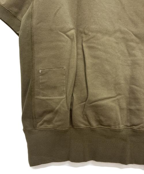 nonnative（ノンネイティブ）nonnative (ノンネイティブ) 半袖スウェット　DWELLER S/S T-NECK PULLOVER COTTON SWEAT オリーブ サイズ:1の古着・服飾アイテム