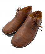 BROWN by 2-tacsブラウンバイツータックス）の古着「レザーシューズ」｜ブラウン