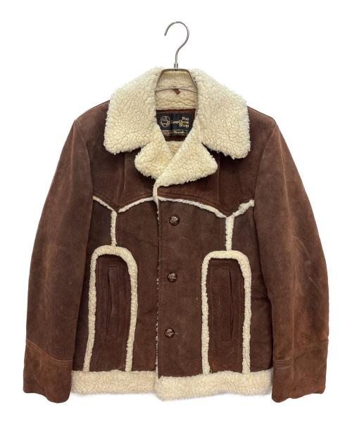 Sears（シアーズ）Sears (シアーズ) 70-80s スウェードレザーボアジャケット ブラウン サイズ:36REGの古着・服飾アイテム