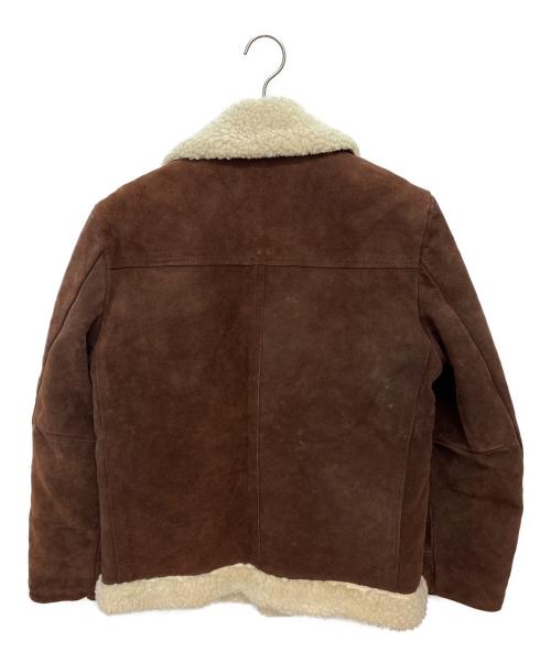 Sears（シアーズ）Sears (シアーズ) 70-80s スウェードレザーボアジャケット ブラウン サイズ:36REGの古着・服飾アイテム