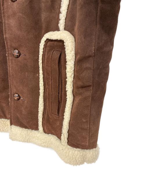 Sears（シアーズ）Sears (シアーズ) 70-80s スウェードレザーボアジャケット ブラウン サイズ:36REGの古着・服飾アイテム