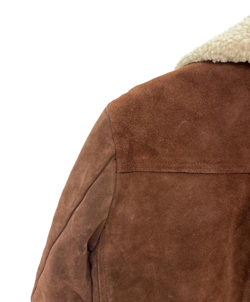 Sears（シアーズ）Sears (シアーズ) 70-80s スウェードレザーボアジャケット ブラウン サイズ:36REGの古着・服飾アイテム