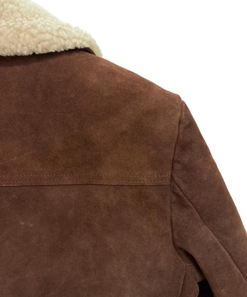 Sears（シアーズ）Sears (シアーズ) 70-80s スウェードレザーボアジャケット ブラウン サイズ:36REGの古着・服飾アイテム
