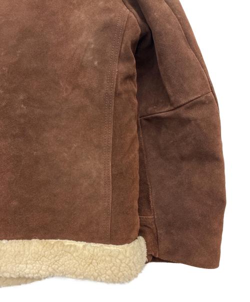 Sears（シアーズ）Sears (シアーズ) 70-80s スウェードレザーボアジャケット ブラウン サイズ:36REGの古着・服飾アイテム