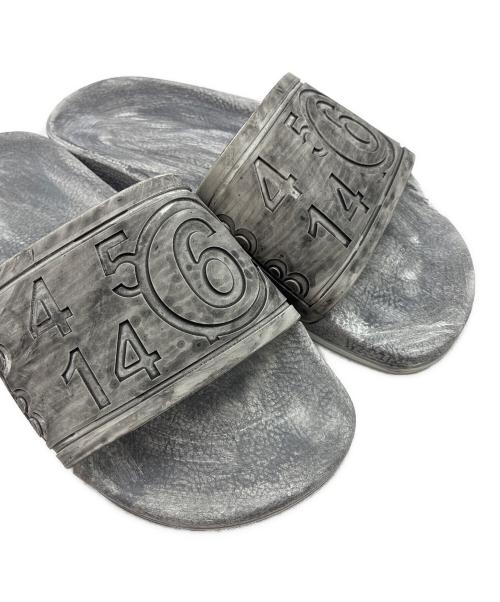 MM6 Maison Margiela（エムエムシックスメゾンマルジェラ）MM6 Maison Margiela (エムエムシックスメゾンマルジェラ) シャワーサンダル グレー サイズ:36の古着・服飾アイテム