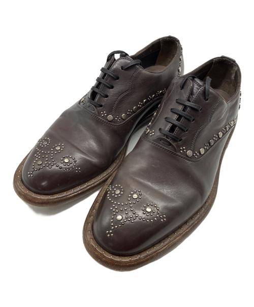 DOLCE & GABBANA（ドルチェ＆ガッバーナ）DOLCE & GABBANA (ドルチェ＆ガッバーナ) ビジネスシューズ ブラウン サイズ:25cmの古着・服飾アイテム