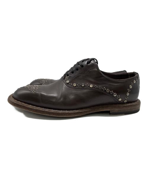 DOLCE & GABBANA（ドルチェ＆ガッバーナ）DOLCE & GABBANA (ドルチェ＆ガッバーナ) ビジネスシューズ ブラウン サイズ:25cmの古着・服飾アイテム