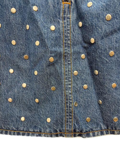 GANNI（ガニー）Ganni (ガニー) スタッズデニムスカート インディゴ サイズ:SIZE　38の古着・服飾アイテム