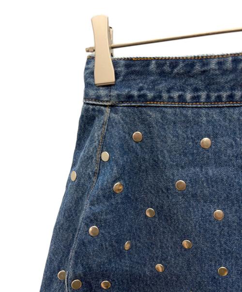 GANNI（ガニー）Ganni (ガニー) スタッズデニムスカート インディゴ サイズ:SIZE　38の古着・服飾アイテム