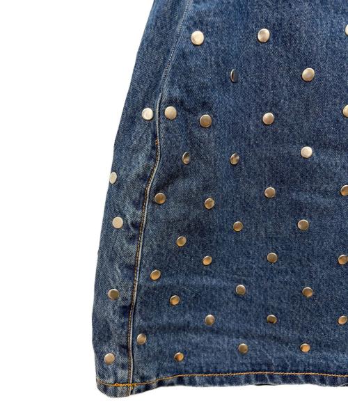 GANNI（ガニー）Ganni (ガニー) スタッズデニムスカート インディゴ サイズ:SIZE　38の古着・服飾アイテム