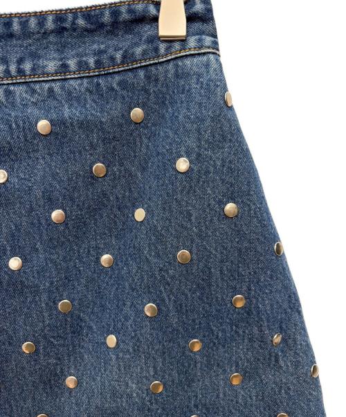 GANNI（ガニー）Ganni (ガニー) スタッズデニムスカート インディゴ サイズ:SIZE　38の古着・服飾アイテム