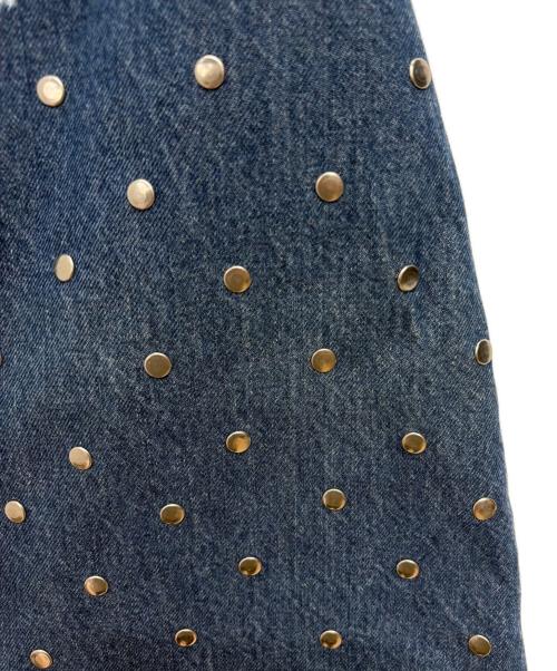 GANNI（ガニー）Ganni (ガニー) スタッズデニムスカート インディゴ サイズ:SIZE　38の古着・服飾アイテム