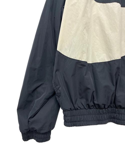 NIKE（ナイキ）NIKE (ナイキ) SWOOSH WOVEN JACKET ブラック×ホワイト サイズ:XLの古着・服飾アイテム