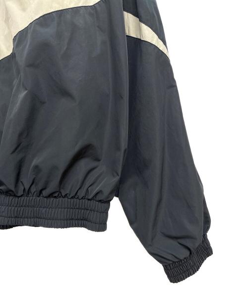 NIKE（ナイキ）NIKE (ナイキ) SWOOSH WOVEN JACKET ブラック×ホワイト サイズ:XLの古着・服飾アイテム