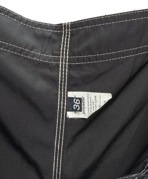 stussy（ステューシー）stussy (ステューシー) ペイントサーフパンツ ブラック×ホワイト サイズ:36の古着・服飾アイテム