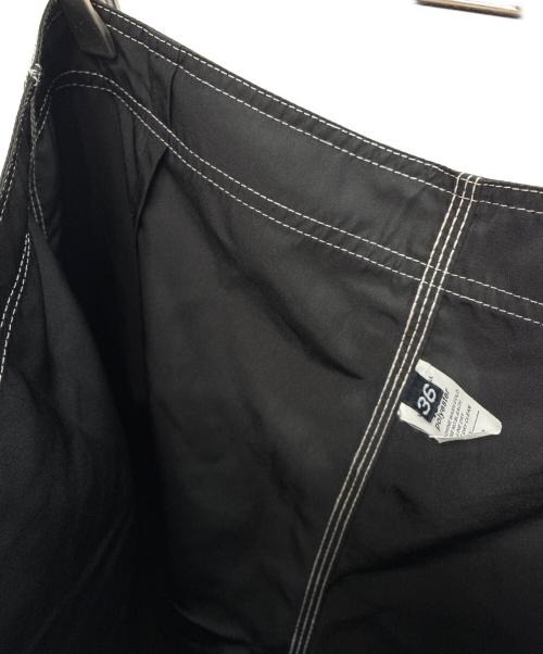 stussy（ステューシー）stussy (ステューシー) ペイントサーフパンツ ブラック×ホワイト サイズ:36の古着・服飾アイテム
