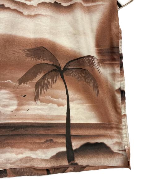stussy（ステューシー）stussy (ステューシー) 20ss island shirt ブラウン サイズ:XLの古着・服飾アイテム