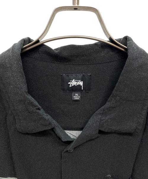 stussy（ステューシー）stussy (ステューシー) Cocktail S/S shirt カクテルシャツ ブラック サイズ:XLの古着・服飾アイテム