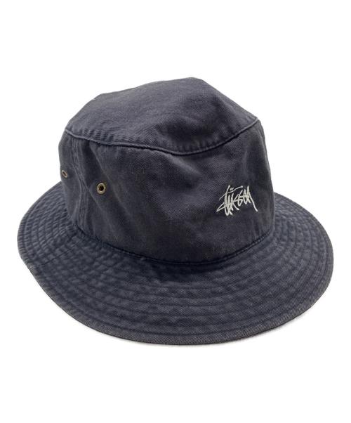 stussy（ステューシー）stussy (ステューシー) 90s 紺タグ バケットハット ネイビー サイズ:L/XLの古着・服飾アイテム
