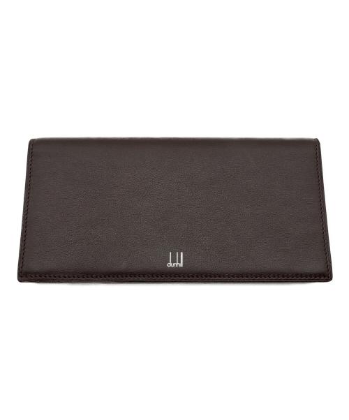 dunhill（ダンヒル）dunhill (ダンヒル) レザー札入れ ブラウンの古着・服飾アイテム