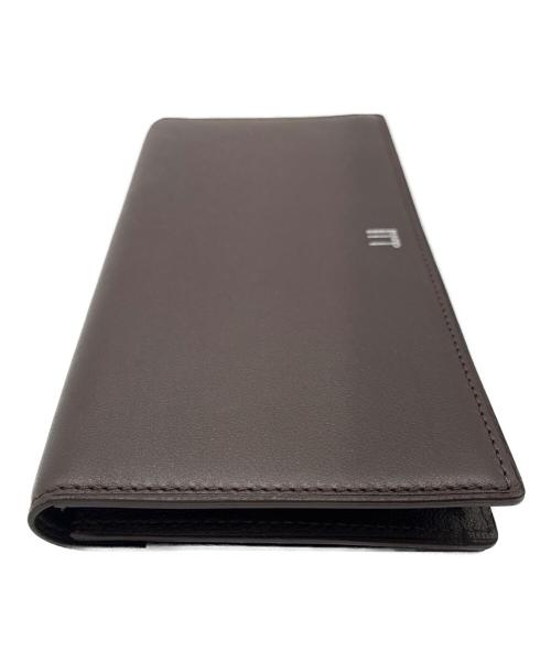 dunhill（ダンヒル）dunhill (ダンヒル) レザー札入れ ブラウンの古着・服飾アイテム