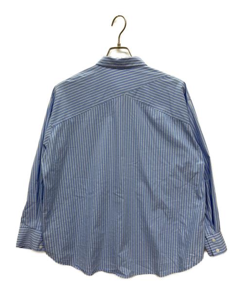 RAY BEAMS（レイ ビームス）RAY BEAMS (レイ ビームス) 26s長袖シャツ ブルー×ホワイト サイズ:Fの古着・服飾アイテム