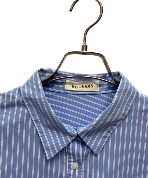 RAY BEAMS（レイ ビームス）RAY BEAMS (レイ ビームス) 26s長袖シャツ ブルー×ホワイト サイズ:Fの古着・服飾アイテム
